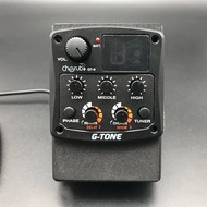 Cherub G-Tone GT-6/5/4/3 3Band 4-Band Acoustic Guitar Equalizer With Tuner Guitarra Preamp Piezo Pic