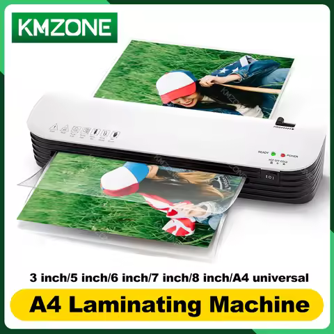 SL299 Desktop Laminator Machine Hot and Cold Lamination Device Kit 2 Roller System 9 inches Max Widt