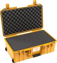 Pelican 1535AIR Wheeled Carry On Hard Case with Foam, Yellow