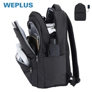 WEPLUS Men‘S Backpacks 14 15.6 17Inch Laptop Backpack Waterproof College Bag Travel Business Bags Warranty