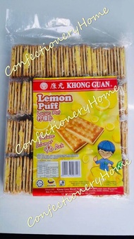 BISCUIT KHONG GUAN LEMON PUFF 800G/BISKUT LEMON POF/柠檬卜饼干