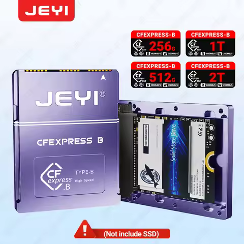 JEYI CF-Express Type-B to 2230 NVMe M.2 SSD Adapter, PCIe 4.0 Expansion Memory CFexpress Card For CA
