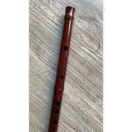 ** Athens Musical Instrument World * Premium Indian Leaflet Red Sandalwood Chinese Flute G Key Profe