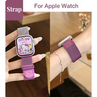 Ladies KT Cat Round Tail Magnetic Milan Strap Suitable for Apple Watch S11 SE3 Ultra3 S10 S9 S8 SE S