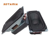SOTAMIA 2PCS Runway type speaker 4080 rectangular subwoofer 6 ohm 15 watt subwoofer full range speak