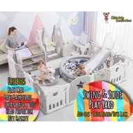 [CHOOSE SELLER OWN FLEET DELIVERY] SWING AND SLIDE BABY PLAY YARD BABY PLAY PEN