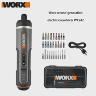 Worx WX242 Electric Screwdriver Set Intelligent Cordless Drill Screwdriver USB Charging Handle 30 Pi