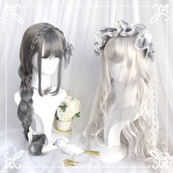 Wig Female Full Headgear Supernatural Can't See 2022 New Style Long Hair cos Bangs Age-Reducing Can 