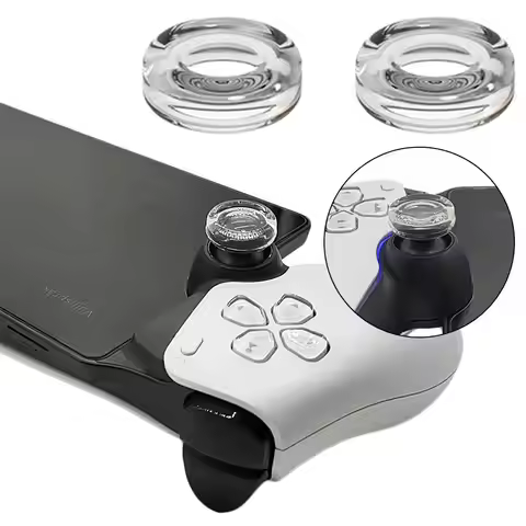 2Pcs Rocker Cap For PlayStation Portal Transparent Liquid Silicone Joystick Analog Cover For PS Port