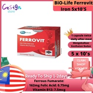 BiO-Life Ferrovit Iron 5x10'S