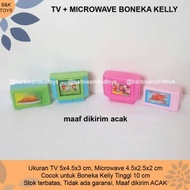 |EXPERT| TV dan Microwave Boneka Kelly - Mainan Anak Oven Mini Boneka