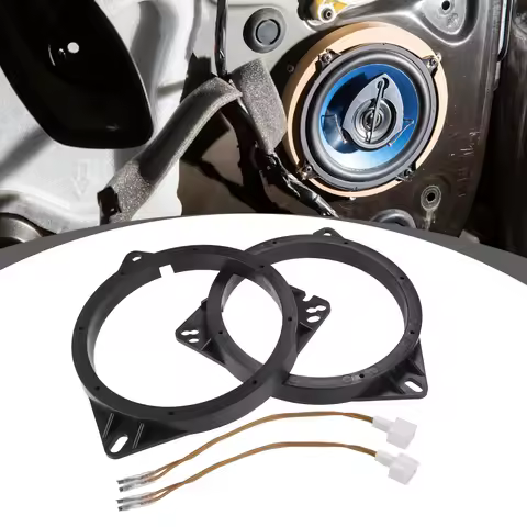 X Autohaux 6.5" Car Speaker Adapter Spacer Ring with Wire Combination for Toyota RAV4 F/R 2001-2015 