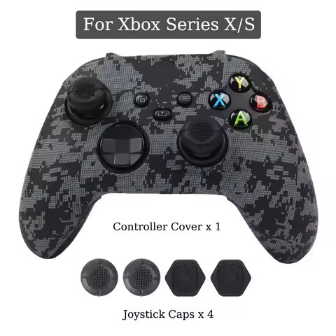 Soft Silicone Case Cover For Xbox Series X/S Controller Skin Gamepad Games Accessories For Xbox One 