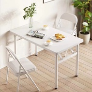Foldable Dining Table 80*50*75cm No Installation Required Folding Table Study