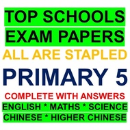 2024 / 2023 / 2022 / 2021 / 2020 Primary 5 Past Year School Exam Paper (HARD COPY with Answers)
