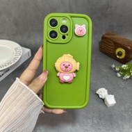 Suitable for IPhone Case 11 IPhone 12 ProMax Wine Red IPhone 7 Plus 8 Plus IPhone X XR XS MAX Apple 7 8 Soft IPhone 13 Pro Max Cute Cartoon Accessories IPhone 14 15 Pro Max Green