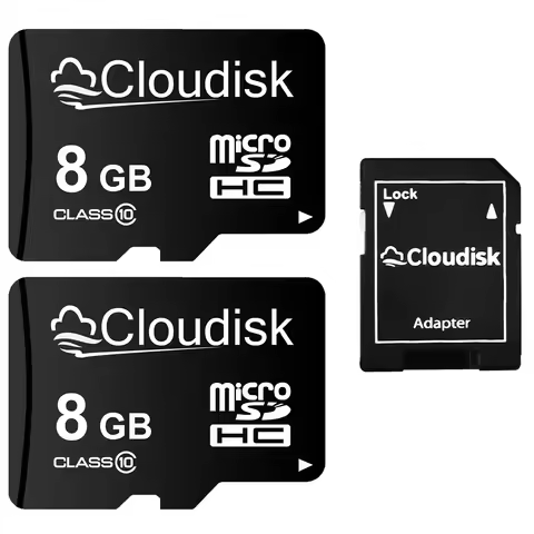 2Pack Cloudisk Flash Memory Micro SD Card 4GB 2GB C6 TF Cards 8GB Class 10 A1 Mini sd Card 1GB With 