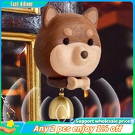 In stock-Cartoon Door Bell Ornament Doorbell Dog Wind Chime Wooden Bell Wood Doorbell Door Chime Doo