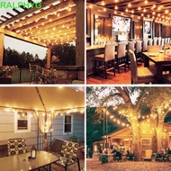 RALPHYG Outdoor String Lights, Shatterproof Design Plastic Bulbs G40 LED Globe String Lights, G40 Gl