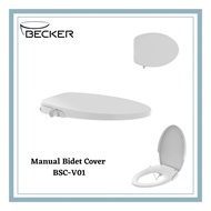 Becker Manual Bidet Seat Cover V Shape