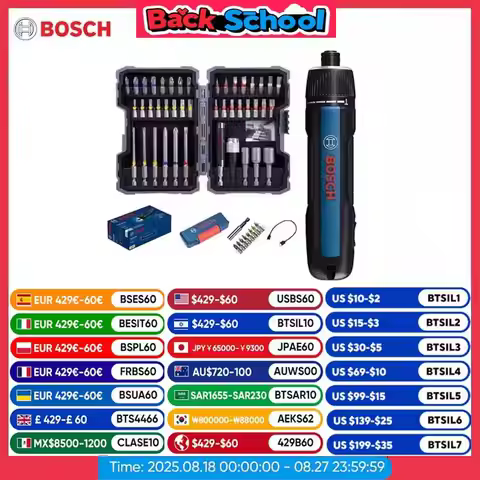 Bosch GO3 Professional Cordless Electric Screwdriver 3.6V Rechargeable Mini Hand Drill Screw Driver 