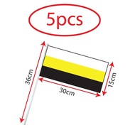 5PCS Perak Hand Hold Flag, Hand Held Flag, Hand Flag, Bendera Tangan Perak