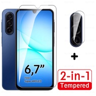 2in1 Tempered Glass For Samsung Galaxy A17 Camera Lens Screen Protector Samsung A07 GalaxyA17 A07
