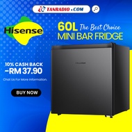 【Free Shipping】Hisense Isonic MINI BAR Single Door Fridge Refrigerator (60L) RR60 冰箱雪柜