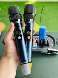 Micro không dây đa năng Max 56 - Nâng cấp từ Max 39 - Hút âm tốt chống hú hiệu quả - Sạc pin ngay tr