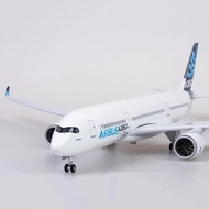 [47cm] Airbus A350 Aircraft Model With LED Light (Touch & Sound Control) The Material Is Steel. With