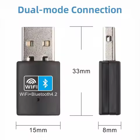 2 In 1 USB Wifi Bluetooth 150Mbps USB WiFi Bluetooth Adapter 2.4Ghz Wireless External Receiver Trans