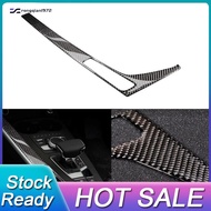 For- A4 B9 S4 8W RS4 A5 F5 S5 RS5 Carbon Fiber Gear Shift Panel Sticker Gear Shift Control Cover Tri