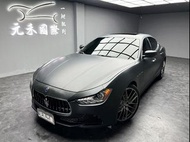 2016年式 Maserati Ghibli 3.0 V6 汽油 消光黑  二手吉伯利 瑪莎拉蒂Ghibli