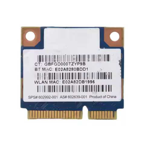 Exquisite-Wireless Network Card 300M Wifi WLAN Bluetooth 3.0 PCI-E Card For HP RT3090BC4 Probook