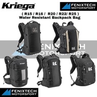 KRIEGA ( R15 / R16 /  R20 / R22/ R25 ) Water Resistant Backpack Bag 100% Original