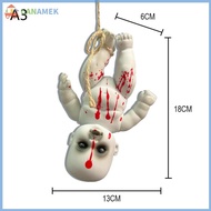CANAMEK Kinh Dị búp bê chống đỡ lễ hội ma vui vẻ ngày Halloween trang trí 2025 kinh dị ma bé treo Bú