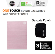 Seagate 1TB 2TB 4TB One Touch External Hard Drive For Mac and Windows with Password USB3.0 | Extern