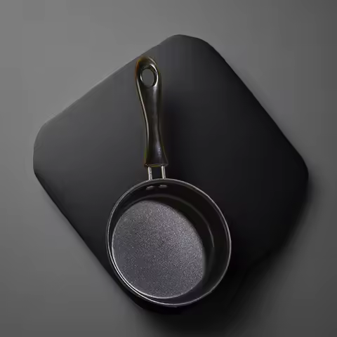 Mini Frying Pan Nonstick Small Frying Pan 12cm Portable Camping Cooking Omelet Pan for Gas Stove Ind