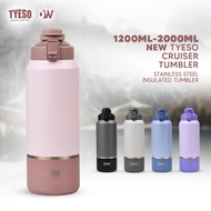 TYESO 1200ml-2000ml Cruiser Large Capacity Vacuum Insulated Stainless Steel Tumbler Drinking Flask