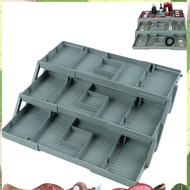 Folding Multi-Level Smart Drawer Organizer 3 Tier Drawer Organizer Adjustable Expandable Makeup Draw