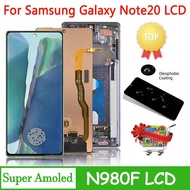 6.7“Super AMOLED Note 20 Display Fingerprint  For Samsung  Note20 5G N980F N981B LCD Touch Screen Di