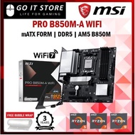 MSI PRO B850M-A WIFI AMD AM5 mATX AMD Motherboard