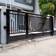 PREMIUM pagar rumah,pagar dorong besi hollo