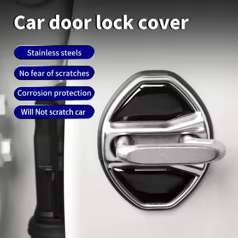 For BMW X1 U11 G11 G22 G23 G26 i3 i4 G20 3 5 Series G60 4PCS Stainless Steel Car Door Lock Buckle Pr