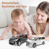 Commercial Vehicle Luxurious Alphard Car Model Open Light &Music Kids Inertia Toy Car Luxury Model S
