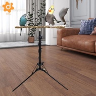 [utruiut0k] Adjustable Height Parrot Perch Toy Gnawing Play Supplies Chewing Parrot Perches