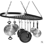 Wall-Mounted Rack Kitchen Kitchen Multifunctional Rack Iron Rack Pot Storage Rack Kitchen Pot Hangin
