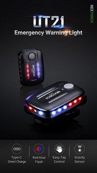 Nextorch UT21 Blue & Red Signal Light with White Light