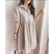 Toply shop COD irene women's dress Korean square dress/