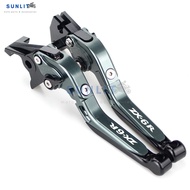 For Kawasaki ZX6R ZX 6R 636 ZX6 R ZX-6R ZX636 2019-2025 Folding Extendable adjustable Brake Clutch L